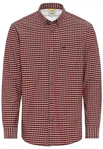 camel active Koszula męska w kratkę Vichy, czerwony, 3XL - Koszule męskie - miniaturka - grafika 1