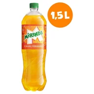 Napoje gazowane - Mirinda Napój gazowany o smaku pomarańczowym 1.5 l - miniaturka - grafika 1