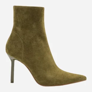 Botki damskie zamszowe Steve Madden Iyanna Bootie SM11002278-375 39 24.6 cm Oliwkowe (8720857114447). Botki damskie - Botki damskie - miniaturka - grafika 1