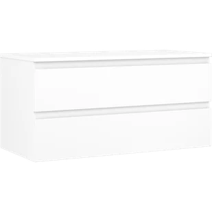 Mexen Orio szafka łazienkowa podumywalkowa 100 cm z blatem, 2 szuflady, biała mat - 91A10-10047-2-BFFC01 - Szafki łazienkowe - miniaturka - grafika 1