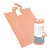 Sprzęt i akcesoria stomatologiczne - Śliniak dentystyczny na rolce 50cm x 65cm morelowy podfoliowany 54g DentixPro 30szt - miniaturka - grafika 1