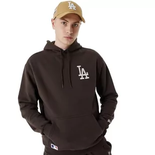 New Era Męska bluza z kapturem League Essntls Os Hoody Losdod Brsofw Los Angeles Dodgers - Bluzy męskie - miniaturka - grafika 1