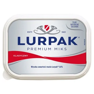 Lurpak Mix klasyczny 78% tłuszczu - Masło i margaryna - miniaturka - grafika 1