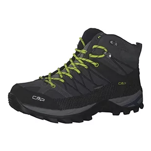 CMP Męskie buty trekkingowe Rigel Mid, Grey B Blue, 43 EU - Buty trekkingowe męskie - miniaturka - grafika 1