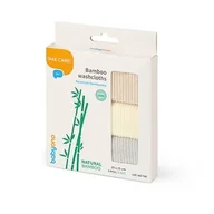 Koce i narzuty dla dzieci - BABYONO Natural Bamboo Ręczniki bambusowe róż-żółty-szary, 3szt. - miniaturka - grafika 1