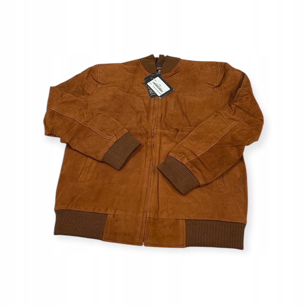 Skórzana kurtka męska czarna REAL LEATHER L