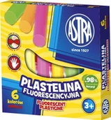 Nerki - Astra Plastelina 6kol fluor 83811906 - miniaturka - grafika 1