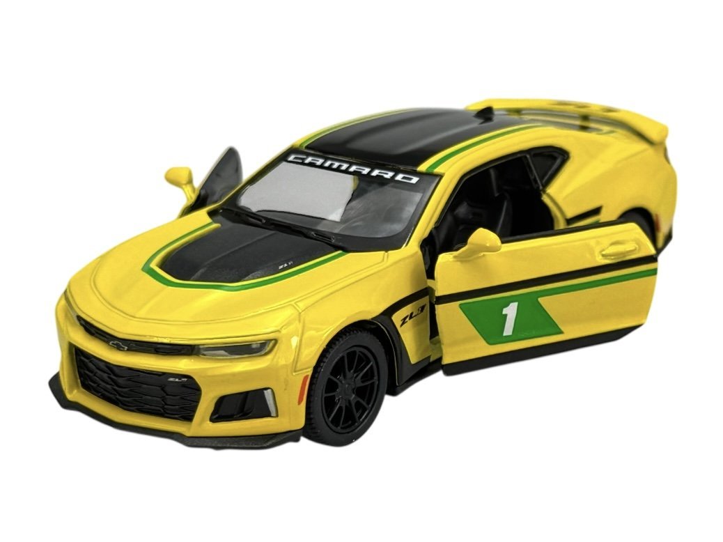 KINSMART 2017 CHEVROLET CAMARO ZL1 ŻÓŁTY 1:38 BEZ PUDEŁKA KT5399