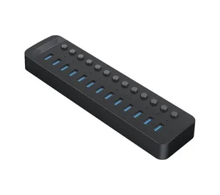 Orico CT2U3-13AB-EU-BK-BP 13x USB-A 5Gbps, Battery Charging 1.2, 60W  Czarny - Huby USB - miniaturka - grafika 1