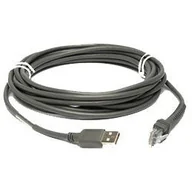 Pozostałe akcesoria sieciowe - Zebra USB Cable: Series A kabel USB 4,5 m USB A Szary - miniaturka - grafika 1