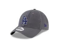 Czapki damskie - New Era Los Angeles Dodgers MLB Core Classic Szary Regulowana 9Twenty Czapka - One-Size - miniaturka - grafika 1