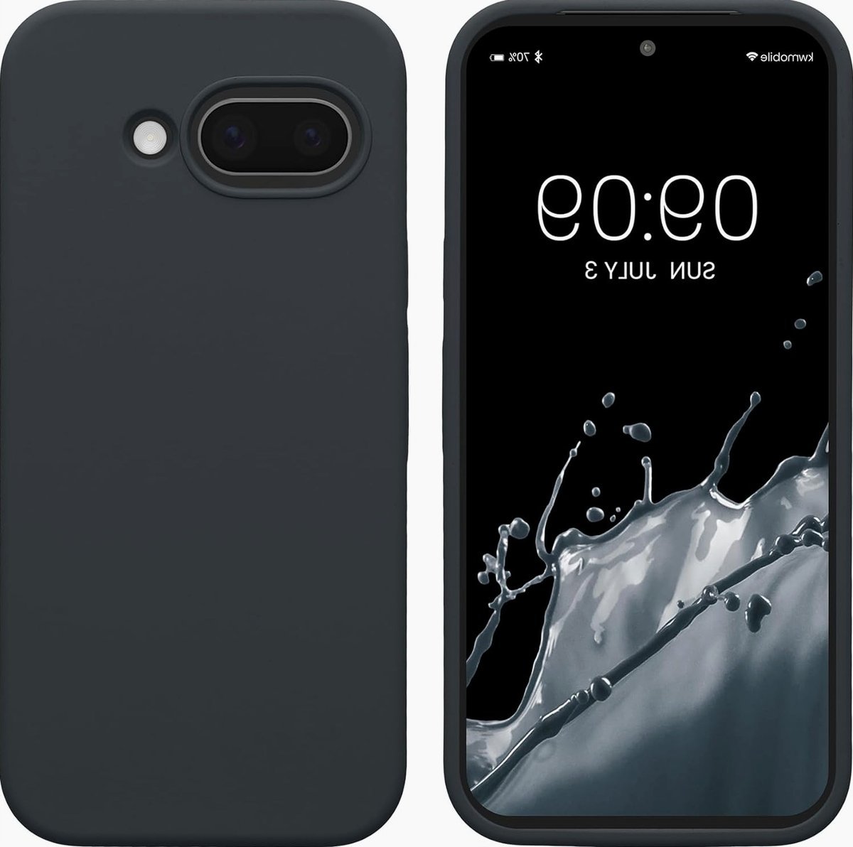 Etui do telefonu silikonowe matowe jagodowe tpu odporne