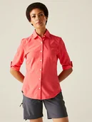 Koszulki sportowe damskie - Regatta Koszula funkcyjna "Kinnis" w kolorze pomarańczowym - miniaturka - grafika 1