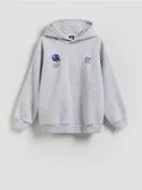 Bluzy dla chłopców - Reserved - Bawełniana bluza NFL - jasnoszary - miniaturka - grafika 1
