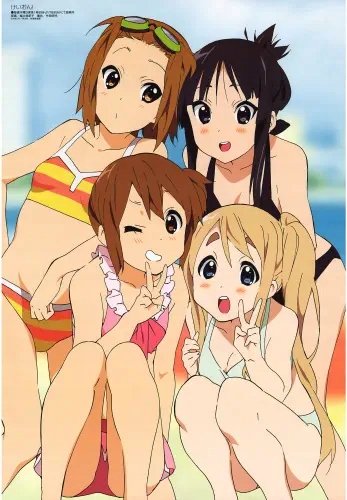 Plakat Anime Manga K-on! KON_091 A2 (custom)