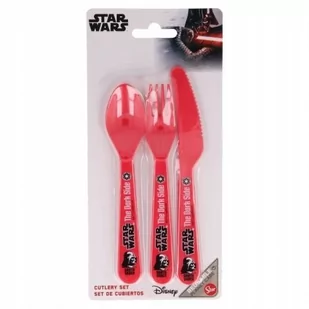 sztućce STAR WARS DART VADER łyżka widelec nóż - Sztućce dla dzieci - miniaturka - grafika 1