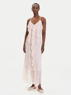 Sukienki - Vero Moda Sukienka wieczorowa Camille 10336405 Różowy Regular Fit - miniaturka - grafika 1