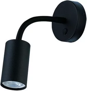 Nowodvorski Kinkiet LAMPA ścienna EYE FLEX S 9068 minimalistyczna OPRAWA metalowa tuba na peszlu elastycznym czarna 9068 - Lampy ścienne - miniaturka - grafika 1