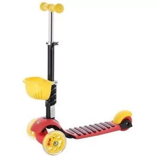 Nils HLB07 4w1 BLACK-YELLOW-RED HULAJNOGA DZIECIĘCA FUN - Hulajnogi - miniaturka - grafika 3