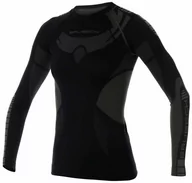 Bluzy sportowe damskie - Brubeck Bluza termoaktywna damska DRY LS13070 Czarny - miniaturka - grafika 1