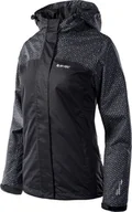 Kurtki i kamizelki sportowe damskie - Hi-Tec KURTKA LADY MONSA II BLACK/WHITE PRINT M - miniaturka - grafika 1