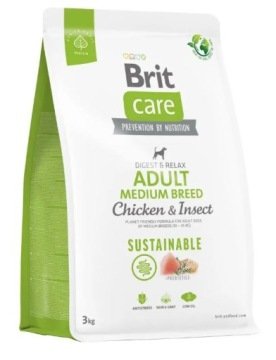 Brit Care Sustainable Adult Med Chicken Insect 3kg