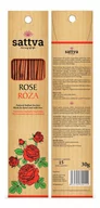 Kadzidła i dodatki - Sattva Ayurveda RÓŻA naturalne indyjskie kadzidełka 15 patyczków 30g - miniaturka - grafika 1