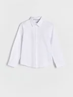 Moda i Uroda OUTLET - Reserved - Koszula regular fit - biały - miniaturka - grafika 1