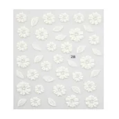 Ozdoby do paznokci - Naklejki Do Paznokci 5D Akrylowe Samoprzylepne 28 - miniaturka - grafika 1