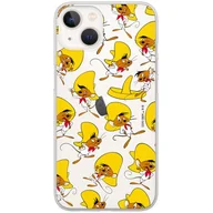 Etui i futerały do telefonów - ERT GROUP etui na telefon Iphone 13 MINI, case oryginalny i oficjalnie licencjonowany przez Looney Tunes, wzór Speedy Gonzales 001, optymalnie dopasowane, plecki z TPU częściowo przeźroczyste - miniaturka - grafika 1