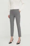 Spodnie damskie - Morgan spodnie damskie kolor czarny dopasowane high waist - miniaturka - grafika 1