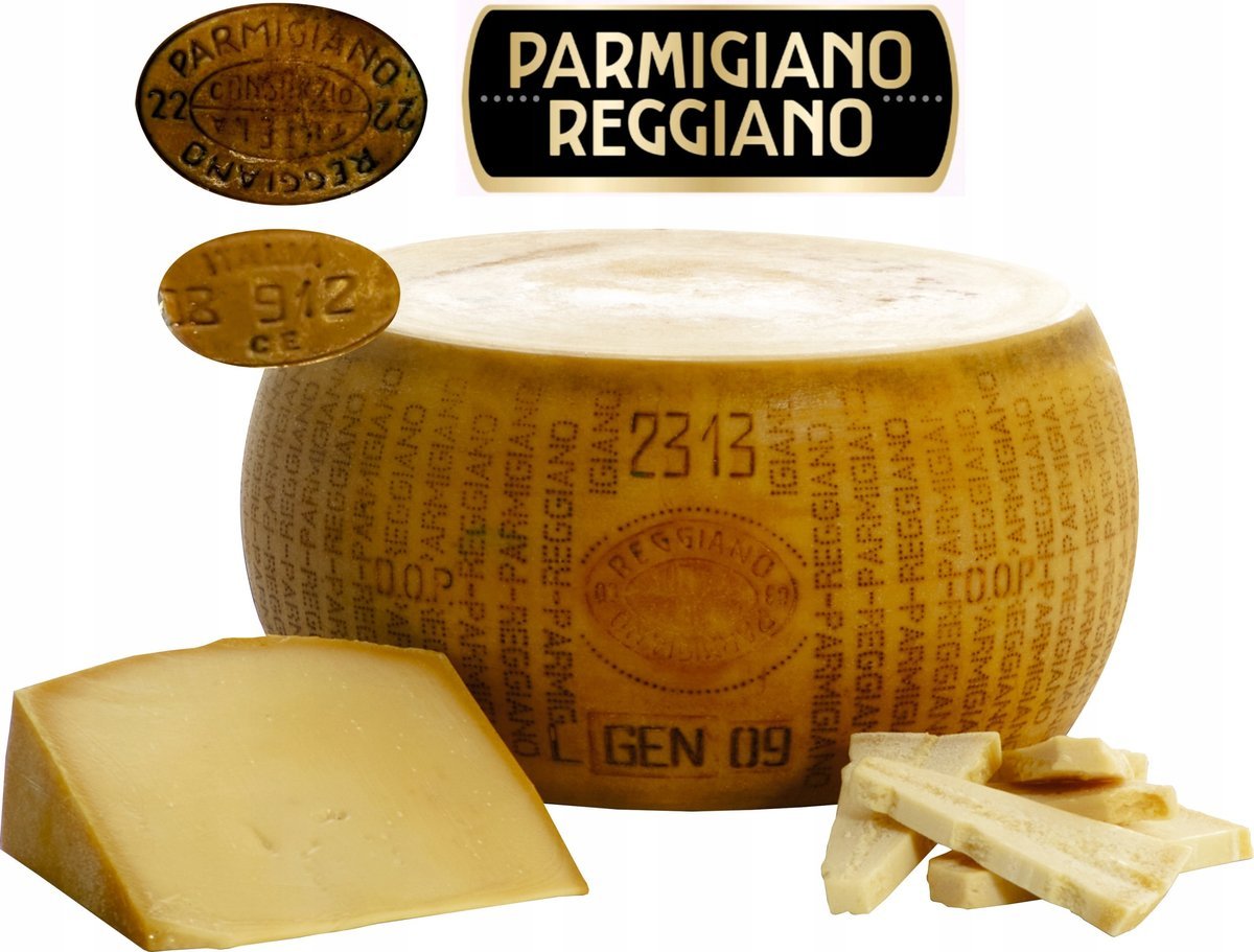 Ser Parmigiano Reggiano D.O.P. dojrzewający 15 miesięcy około 1 kg