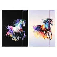 Teczki i skoroszyty - Starpak Teczka z gumką A4 Horses 559714 - miniaturka - grafika 1