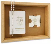 Różańce - Zestaw komunijny - biały/czarny różaniec w etui i modlitewnik - miniaturka - grafika 1
