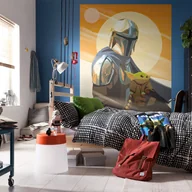 Fototapety - Fototapeta Star wars pomarańczowym,szarymIbrązowym - 200 x 250 cm - DISNEY - miniaturka - grafika 1