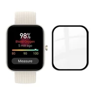 Akcesoria do smartwatchy - Szkło Hybrydowe Full Glue 5D Do Xiaomi Amazfit Bip 3 / 3 Pro Czarny - miniaturka - grafika 1
