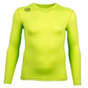 Koszulki sportowe męskie - Koszulka męska Warrior Compression LS Senior M, Zielona - miniaturka - grafika 1