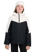 Kurtki i płaszcze dla dziewczynek - Dziewczęca kurtka narciarska 4F TJAF0818 czarny 20S 128 cm - miniaturka - grafika 1