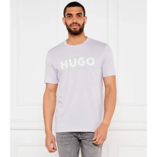 HUGO T-shirt Dulivio Regular Fit - Koszulki męskie - miniaturka - grafika 1