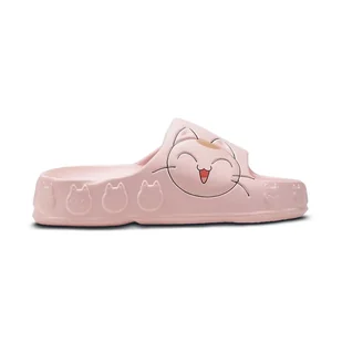 Klapki Piankowe Basenowe Ogrodowe Lekkie Wygodne Modne Stylowe Na Lato Letnie Wsuwane Gumowe Damskie Z Kotkiem Cats Różowe 41 - Moda i Uroda OUTLET - miniaturka - grafika 1