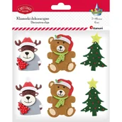 Ozdoby bożonarodzeniowe - Klamerki dekoracyjne Świąteczne Boże Narodzenie 6 sztuk Titanum - miniaturka - grafika 1