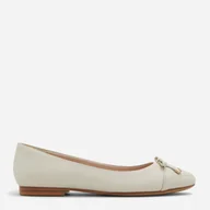 Baleriny - Baleriny damskie skórzane ALDO 13691120-110 37 (6.5US) 23.4 cm Białe (58822110902). Baleriny damskie - miniaturka - grafika 1