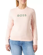 Bluzy damskie - BOSS Bluza damska, Bright Pink676, L - miniaturka - grafika 1