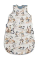 Śpiworki dla dzieci - Sensillo, śpiworek do spania m 50x80 smoki jeans - miniaturka - grafika 1