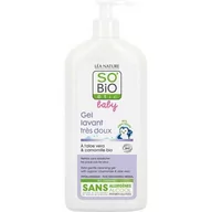 Kosmetyki kąpielowe dla dzieci - Bio So`Bio Etic SO Bebe Hipoalergiczny organiczny płyn do mycia ciała i włosów dla niemowląt i dzieci 400ml SOB00269 - miniaturka - grafika 1
