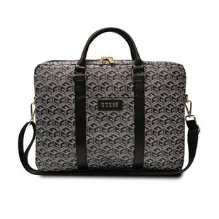 Torba na laptopa GUESS GCube Stripe do 16 cali Czarny GUCB15HGCFSEK - Torby na laptopy - miniaturka - grafika 4