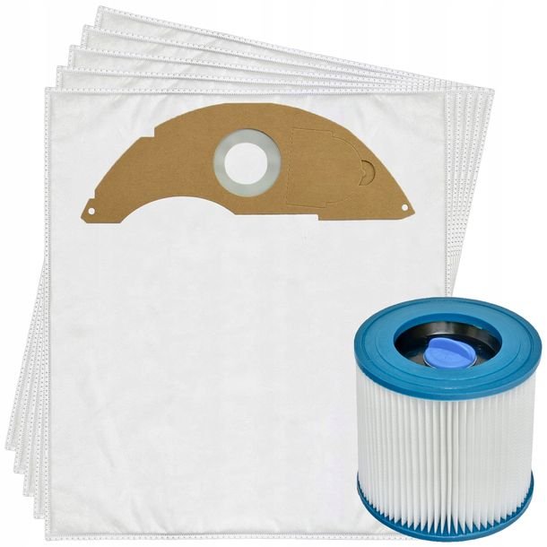 5x Worki Do Odkurzacza Karcher Nt 22/1 Ap Nt 22/1 Ap Te L + Filtr Zmywalny