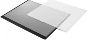Podkładki na biurko - Leitz Table mat Forpus, 50x63cm, black with transparent cover Raised 1010-501 - miniaturka - grafika 1