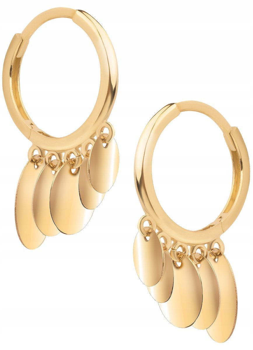 ZŁOTE KOLCZYKI KÓŁKA KÓŁECZKA ELDORADO 333