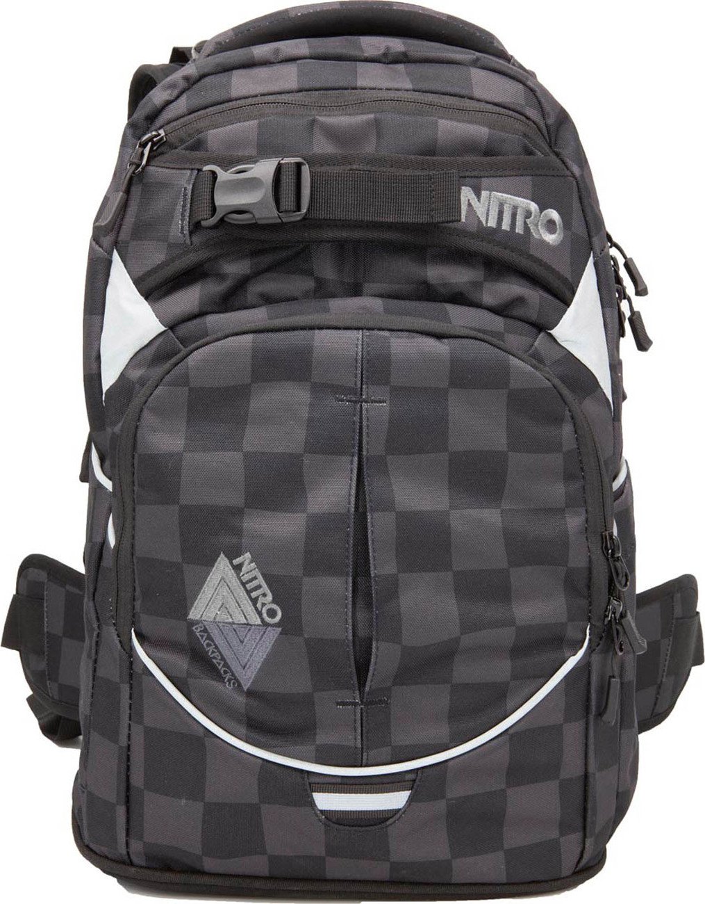 Plecak szkolny NITRO Daypacker Collection Superhero Backpack 30L Checker czarny wielokolorowy